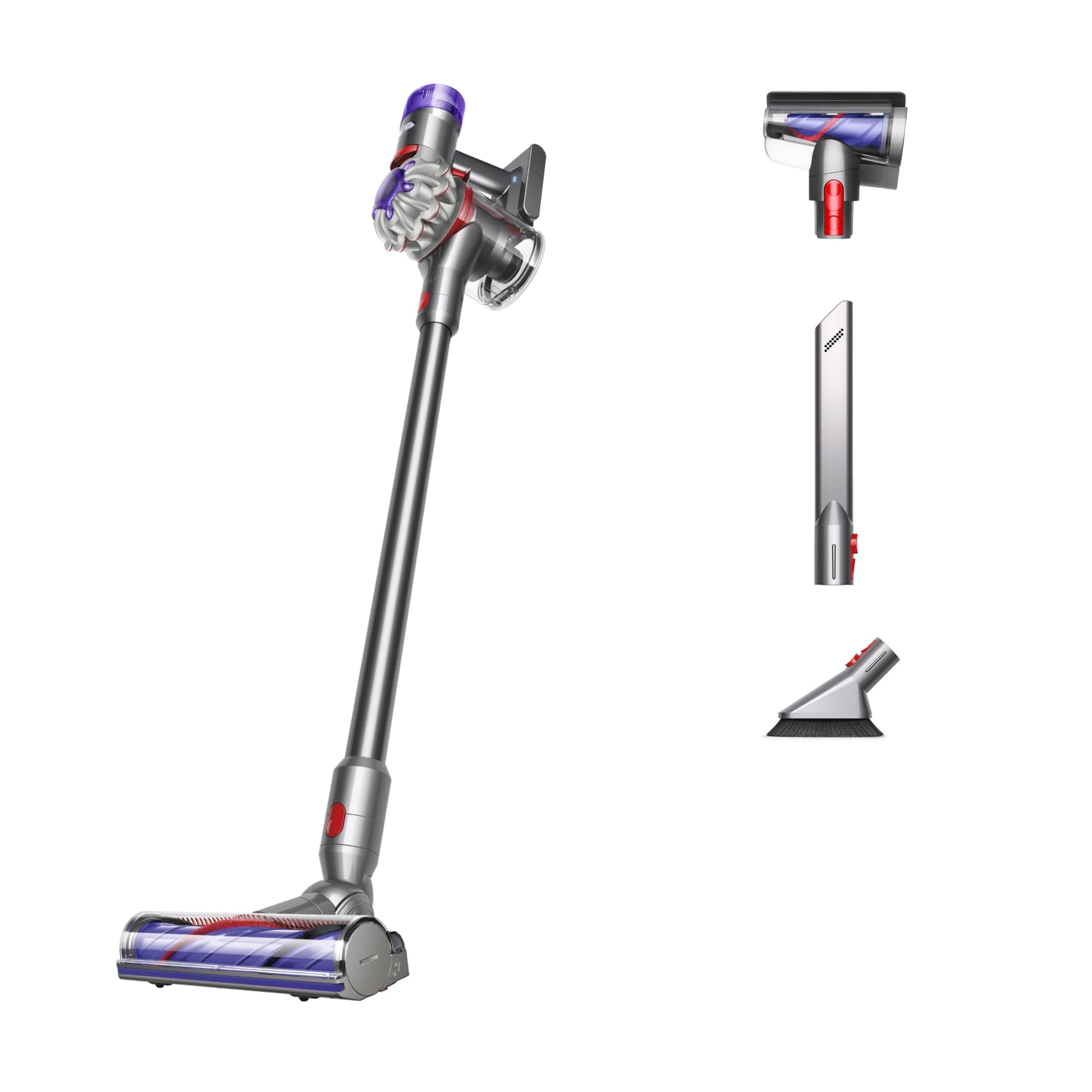 Dyson V8 Plus Cordless Vacuum, Cleans Hard Floors and Carpets, Detangles, Converts to Handheld, 115AW, 2 Power Modes, Up to 40 Minutes¹ chez Amazon US