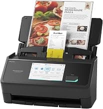 ScanSnap iX2500 Wireless or USB High-Speed Document Scanner, Black chez Amazon US