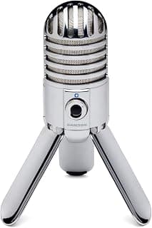 Samson Meteor Mic USB Condenser Podcasting Podcast Recording Desktop Microphone chez Amazon US