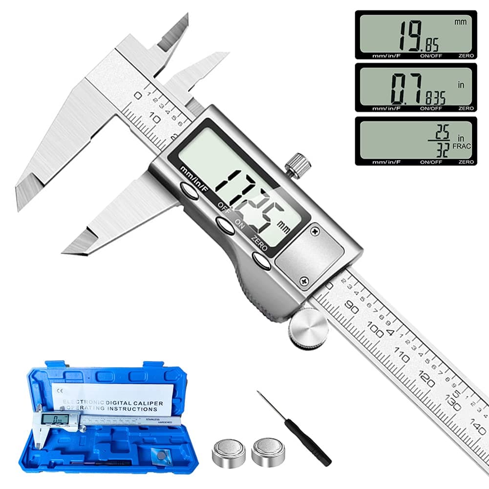 Digital Caliper Measuring Tool, Stainless Steel Vernier Caliper chez Amazon US