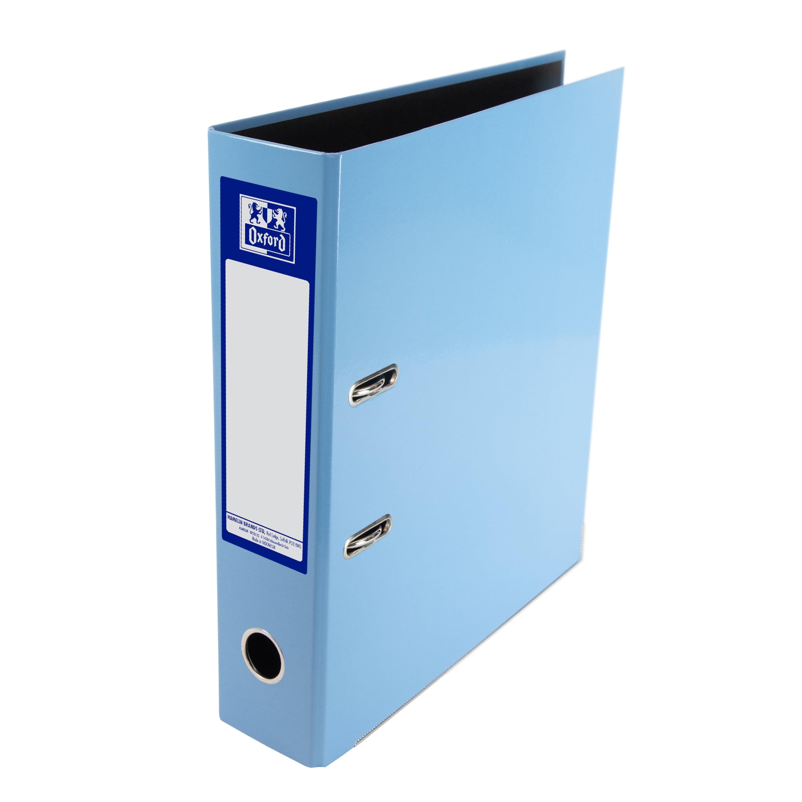 Oxford Premium A4 Lever Arch File, Light Blue Single Folder, Heavy Duty chez Amazon UK