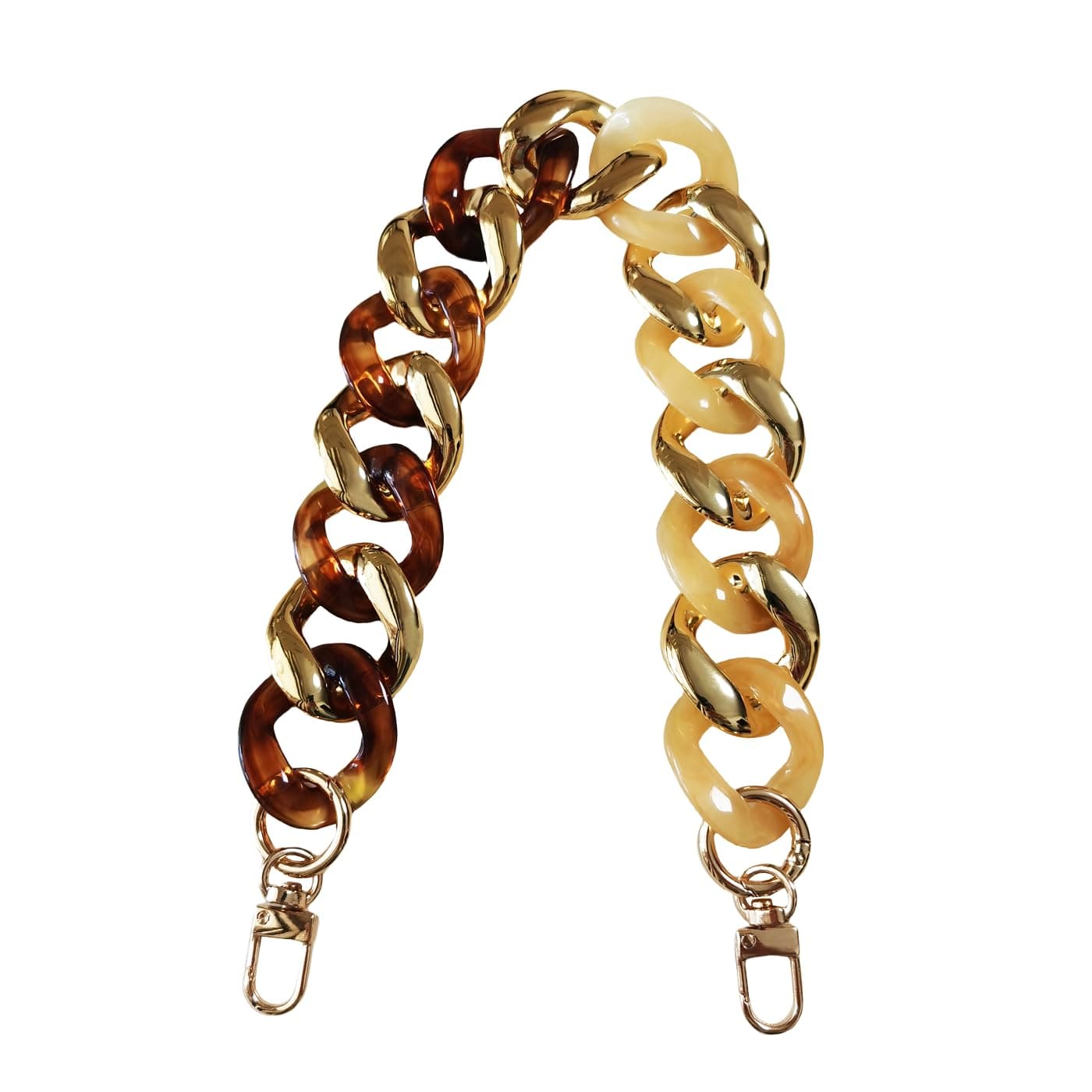 Hongvarey Resin Acrylic Chain Strap for Purse,Handles Chain Strap Replacement,Handbag DIY Chain Accessories chez Amazon US
