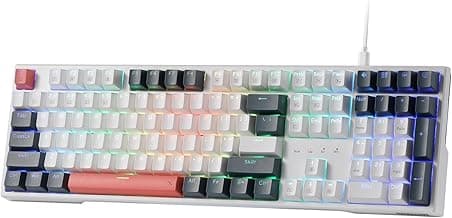 Redragon K668 108-Key Hot-Swap Wired RGB Gaming Keyboard, Extra 4 Hotkeys chez Amazon US