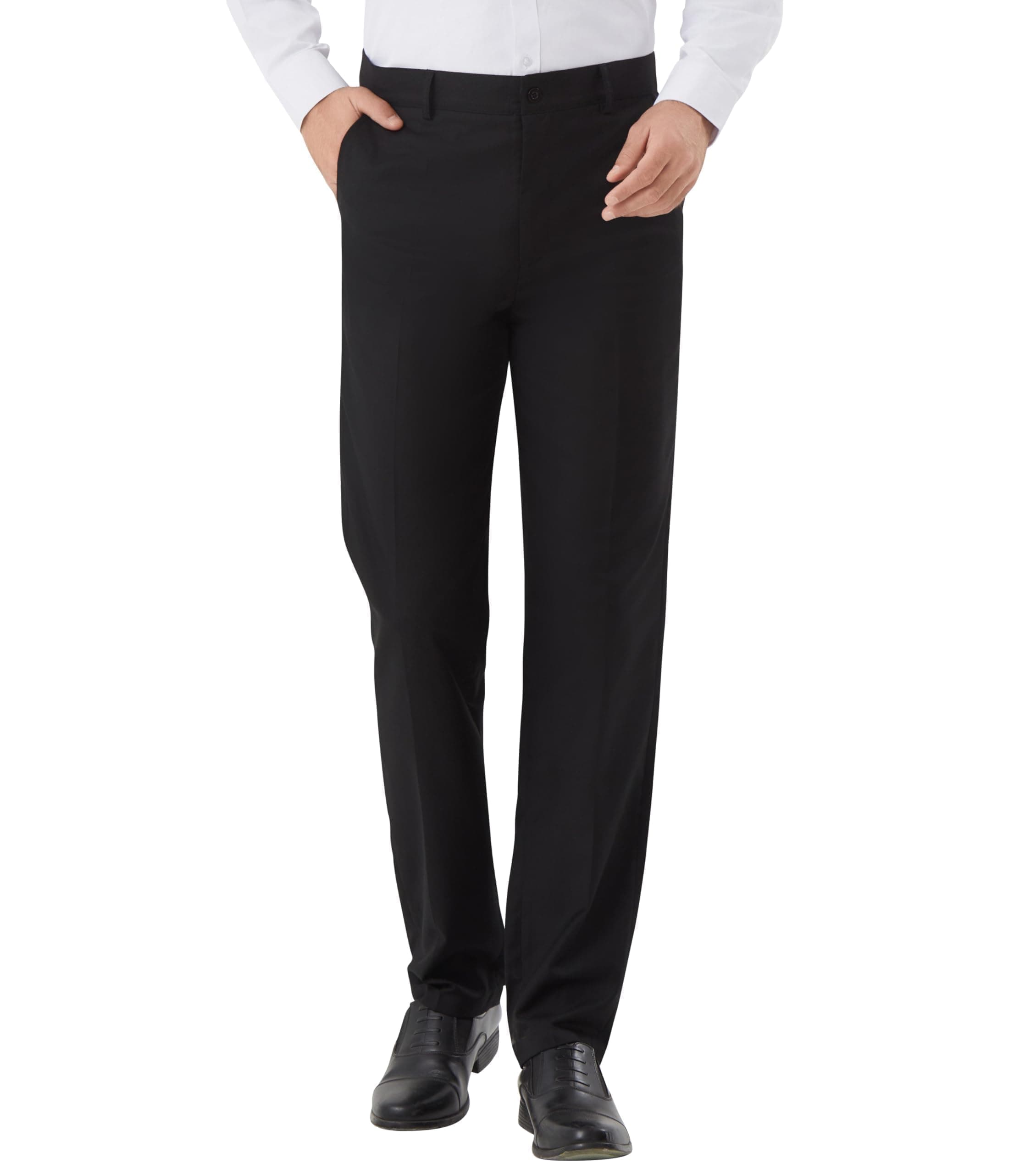 Mens Tall Classic Fit Flex Flat Front Dress Pants for Business & Office chez Amazon US