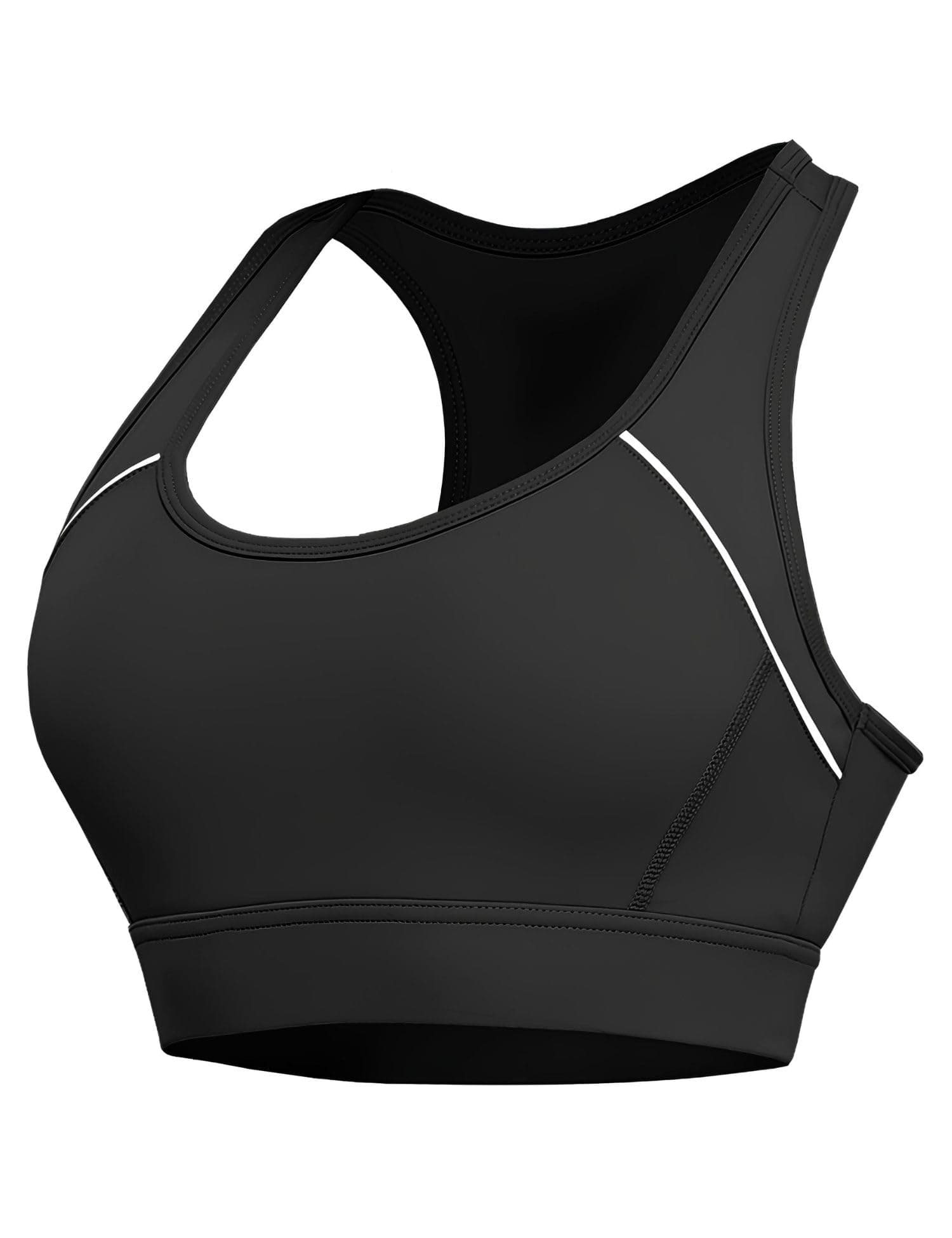 Paeceioni Women's Sports Bra, High Support, White, Regular chez Amazon UK