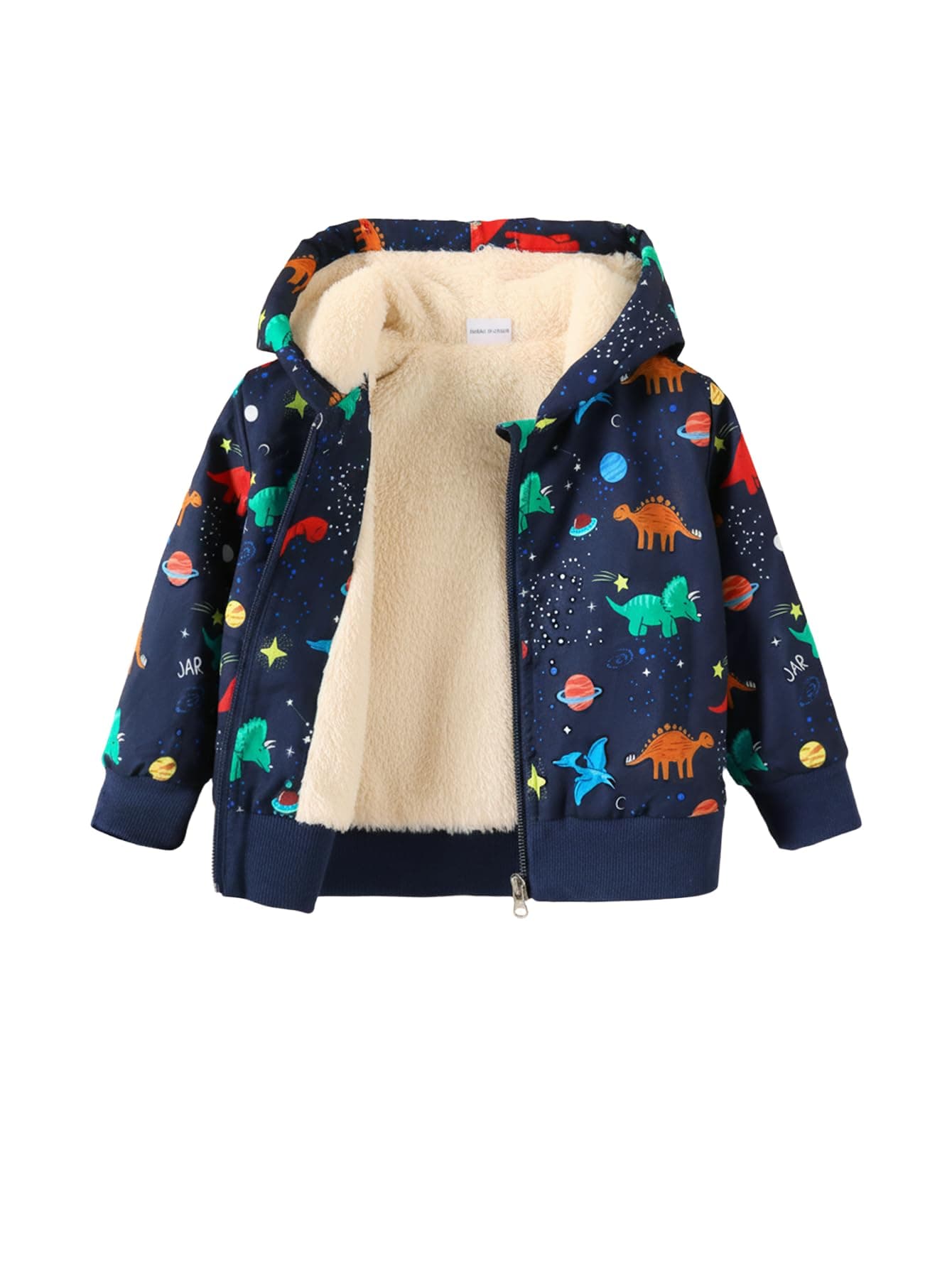 Twosya Baby Boys Fleece Jacket Cartoon Dinosaur Hooded Outerwear Toddler Fall Winter Warm Clothes chez Amazon US