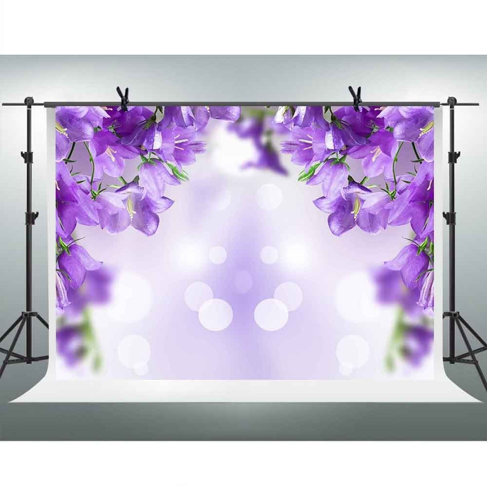 Purple Flower Bokeh Blur Party Studio Photo Background 10x7ft chez Amazon US