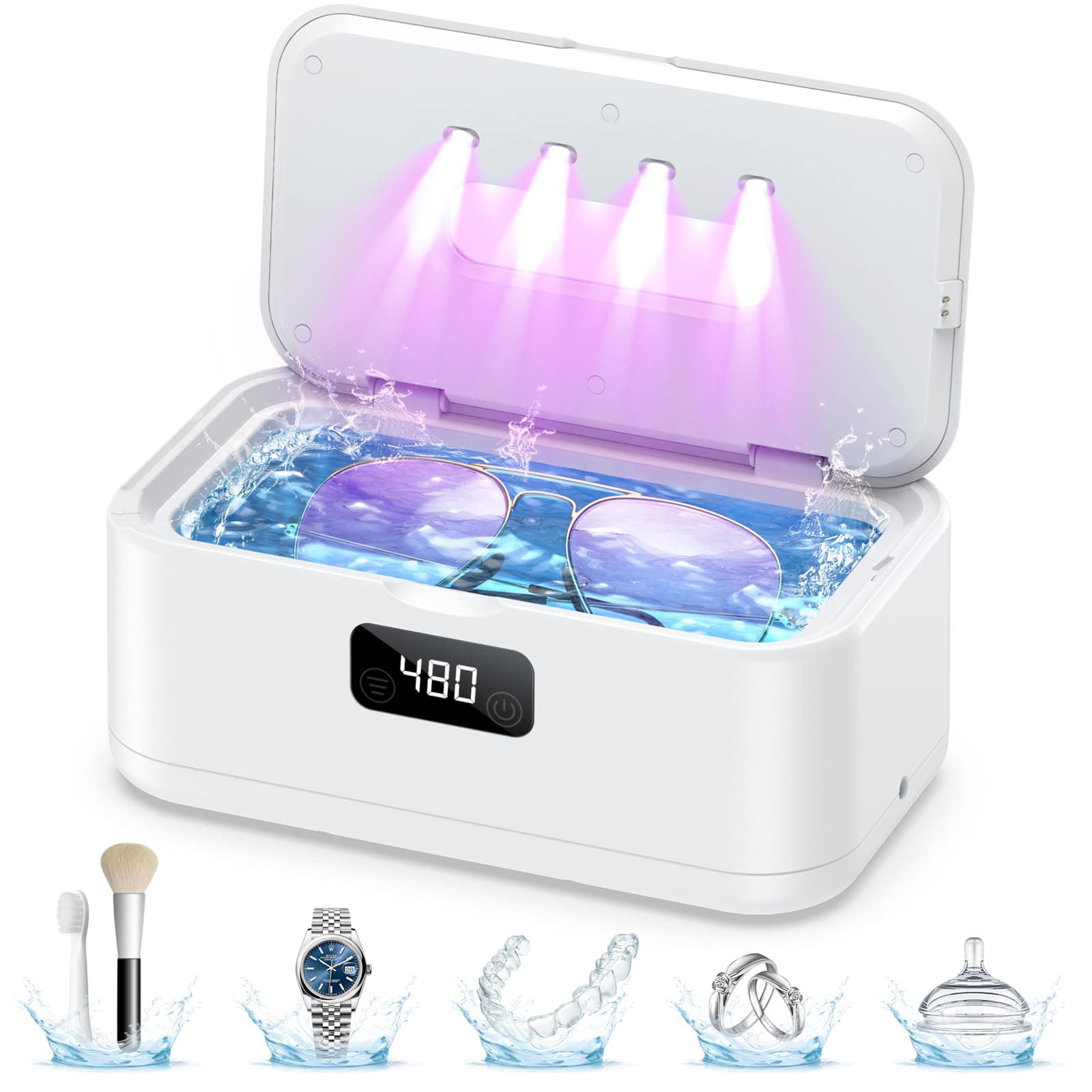 Ultrasonic Jewelry Cleaner, 50Khz Cleaner chez Amazon US