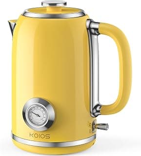KOIOS Electric Kettle 1.8L with Built-in Temperature Gauge, Retro Design chez Amazon US