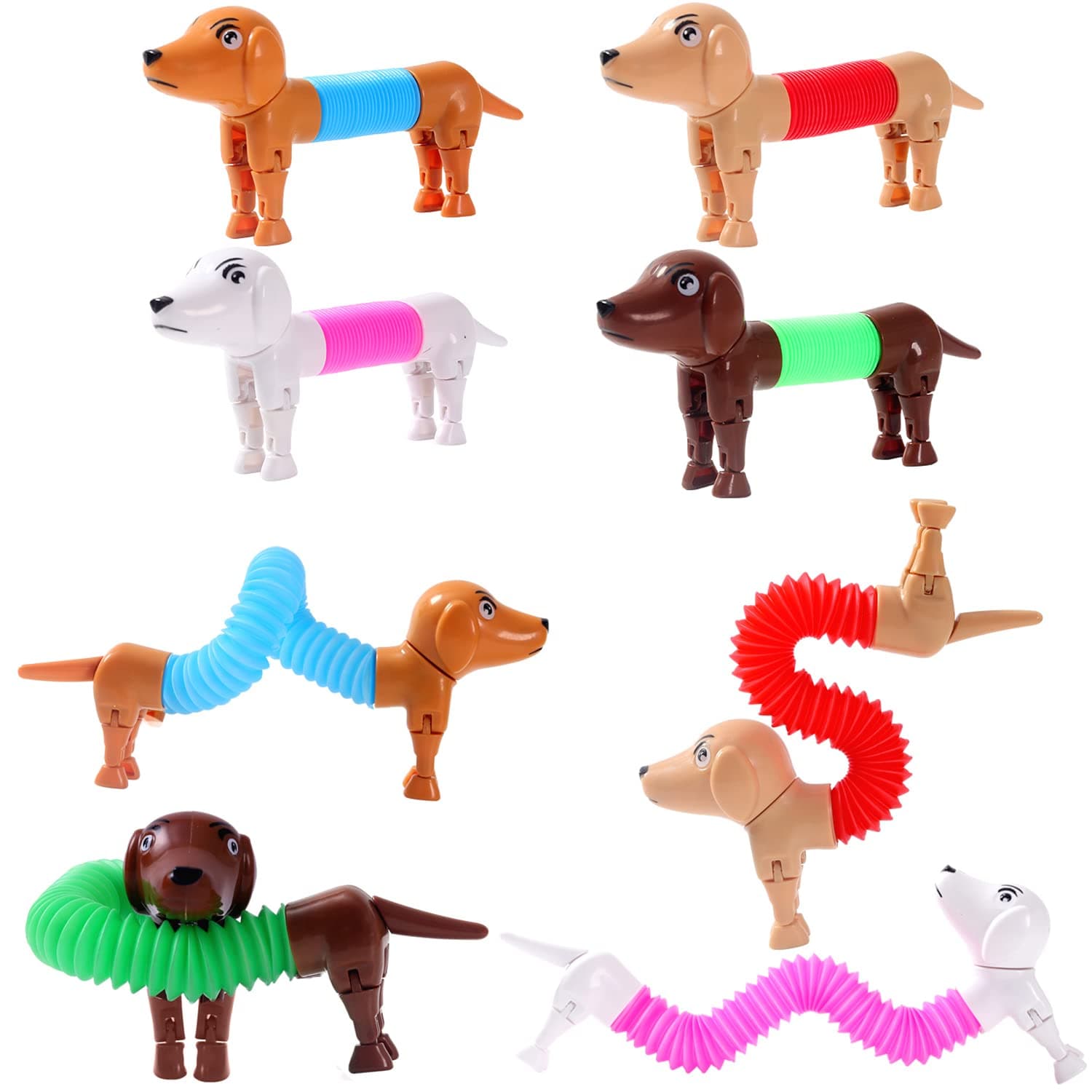 Dog pop Tubes fidgets,Dog Party Favors, Stocking Stuffers for Kids | chez Amazon US