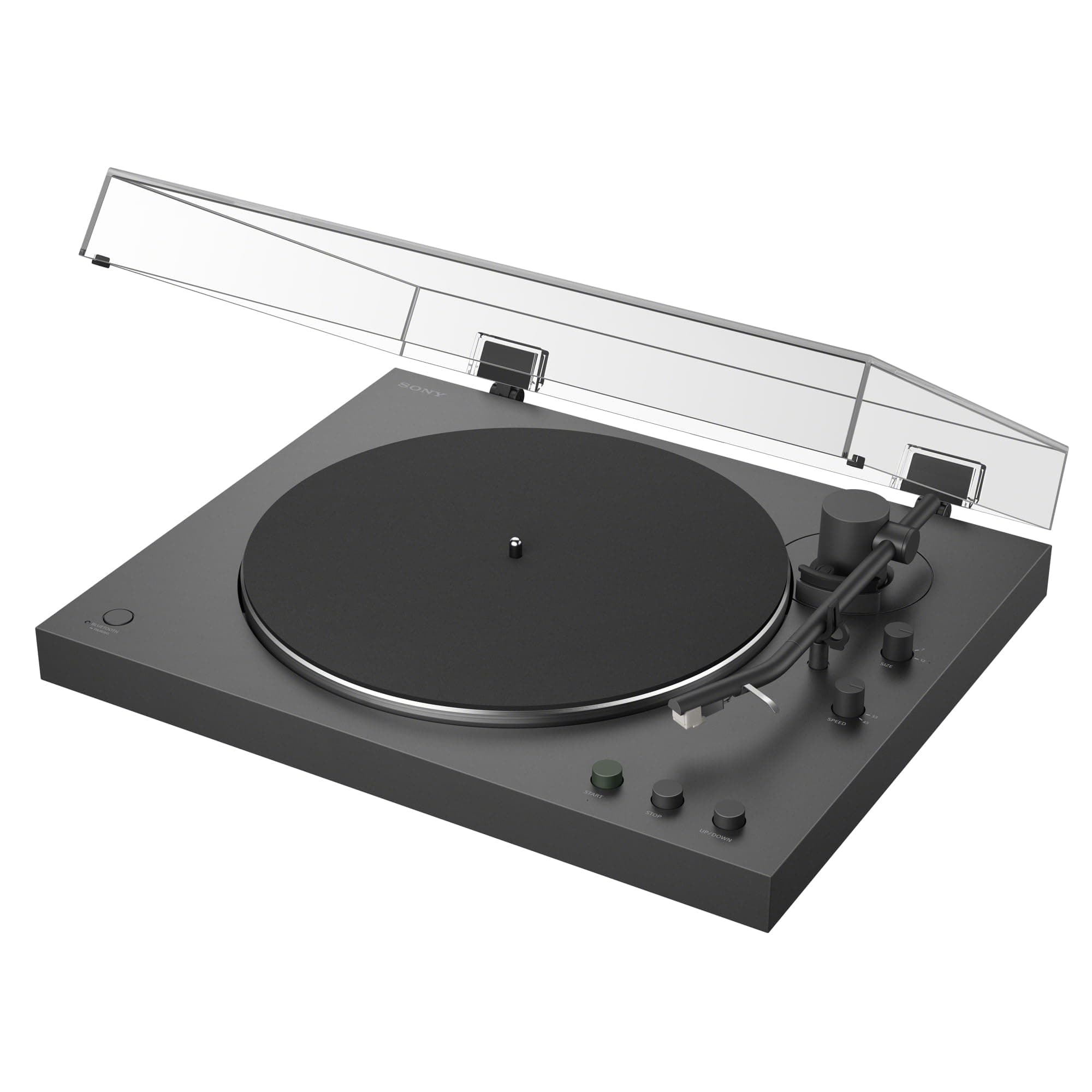 Sony PS-LX3BT, Wireless Bluetooth Turntable with Full Auto Playback, Hi-Res Audio Wireless, Belt Drive, Built-in Phono Preamp, 2 Speed... chez Amazon UK