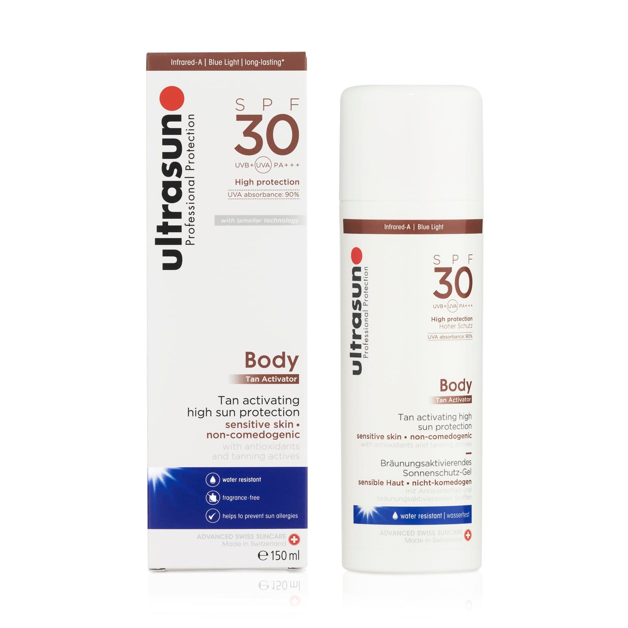 Ultrasun Body Tan Activator SPF30 150ml chez Amazon UK