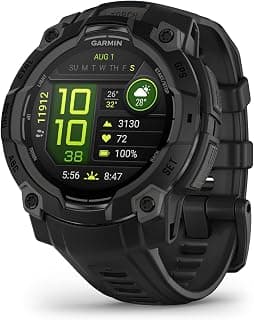 Garmin Instinct® 3 45mm, AMOLED Display, Rugged Outdoor GPS Smartwatch, Metal-Reinforced Bezel, Built-in Flashlight, Up to 18 Days of... chez Amazon Canada