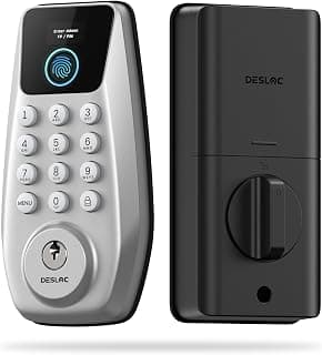 DESLOC C110 Fingerprint Keyless Entry Door Lock, Visual Display, Auto Lock chez Amazon US