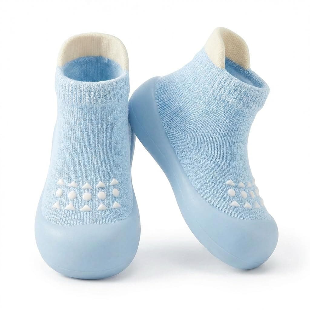 AniKigu Baby Sock Shoes Toddler Walking Shoes Infant Slippers | Soft Rubber Sole,Non-Slip,Breathable,Baby Boys Girls Sneakers chez Amazon US