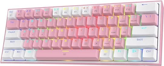 Redragon K617 Wired 60% Compact Hot-Swap RGB Gaming Mechanical Keyboard chez Amazon US