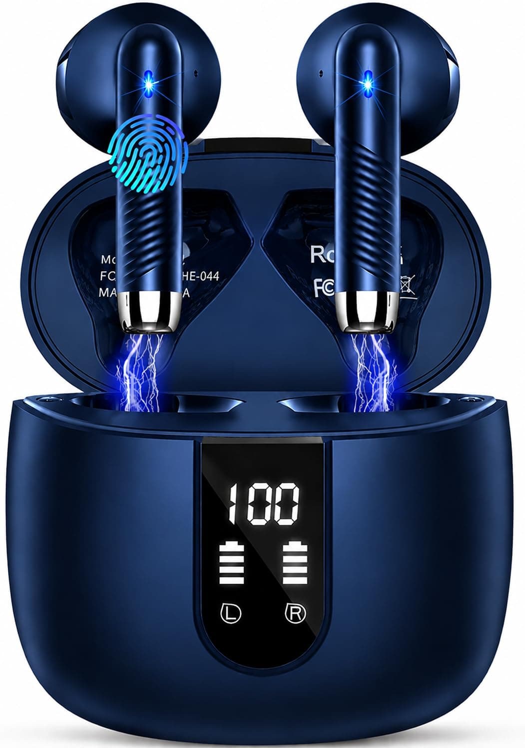 Drsaec Wireless Earbuds, Bluetooth 5.4 Headphones NEW Wireless Headphones | 4 ENC Mic, 56H Bluetooth Earphones in Ear Noise Cancelling... chez Amazon UK