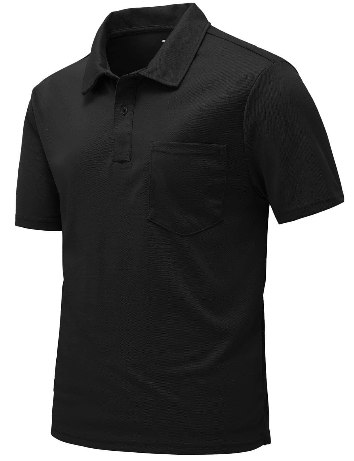Rdruko Men's Polo Shirts Short Sleeve Quick Dry Outdoor Golf Sports Shirts with Pocket chez Amazon US