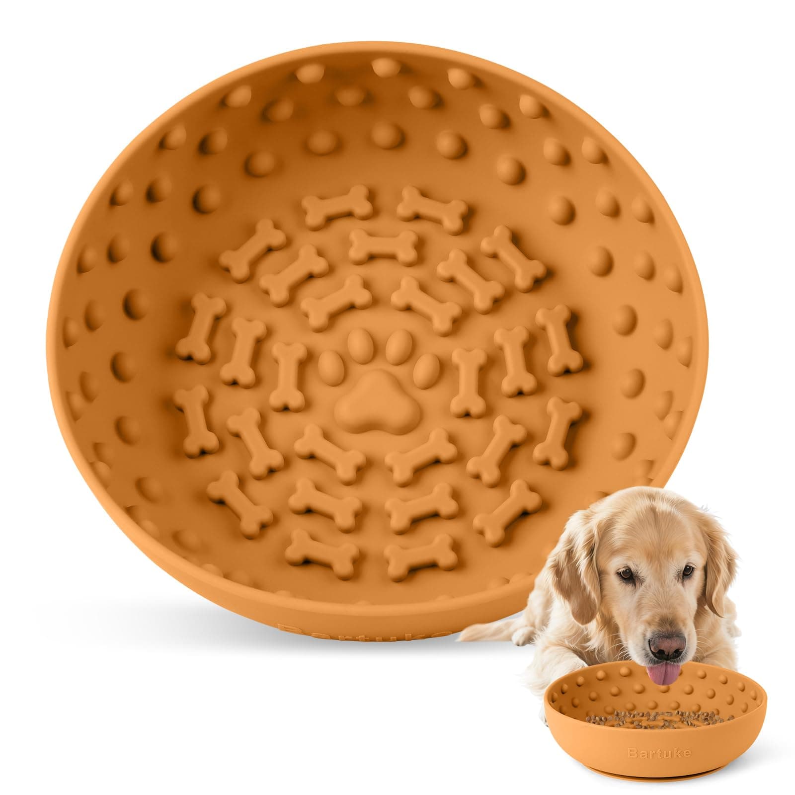 Dog Lick Bowl, Silicone Slow Feeder chez Amazon US