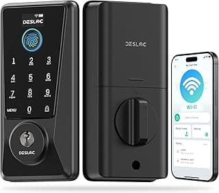 DESLOC WiFi Fingerprint Smart Keypad Door Lock D110 Plus with App Control chez Amazon US