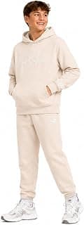 New Balance Boys 2 Piece Pullover Graphic Hoodie & Fleece Joggers 8-16 | Handy Kangaroo Pocket, Cozy Warmth with Easy Elastic Waist,...