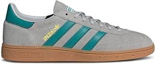 adidas Originals Handball Spezial Mens Sneakers, Grey Two/Pure Teal/Gold Metallic, Size 9