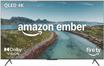Amazon Ember Série 55 po QDEL (dernier modèle), télévision intelligente 4K Ultra HD, HDR10+, Dolby Vision, Dolby Audio, processeur... chez Amazon Canada
