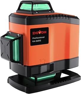 DOVOH 4D Laser Level Self Leveling 360, Green Beam, K4-360G chez Amazon US