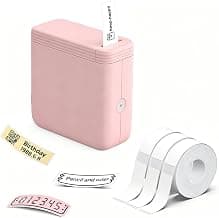 Mini Label Maker Machine with 3 Tapes, P24 Label Makers, Pink chez Amazon US