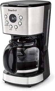 Starfrit Programmable Coffee Maker, 12 Cups, LCD Display, Stainless Steel chez Amazon Canada