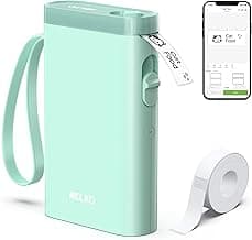 Nelko P21 Label Maker Machine with Tape, Bluetooth Label Printer, Green chez Amazon US