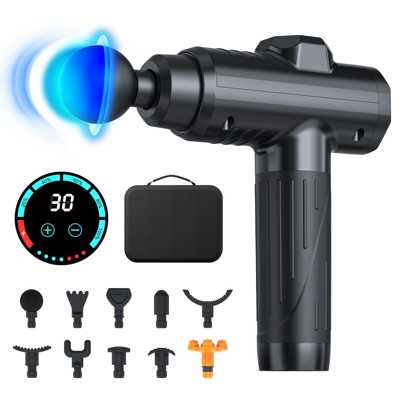 Massage Gun Deep Tissue, Portable Muscle Device with 10 chez Amazon UK