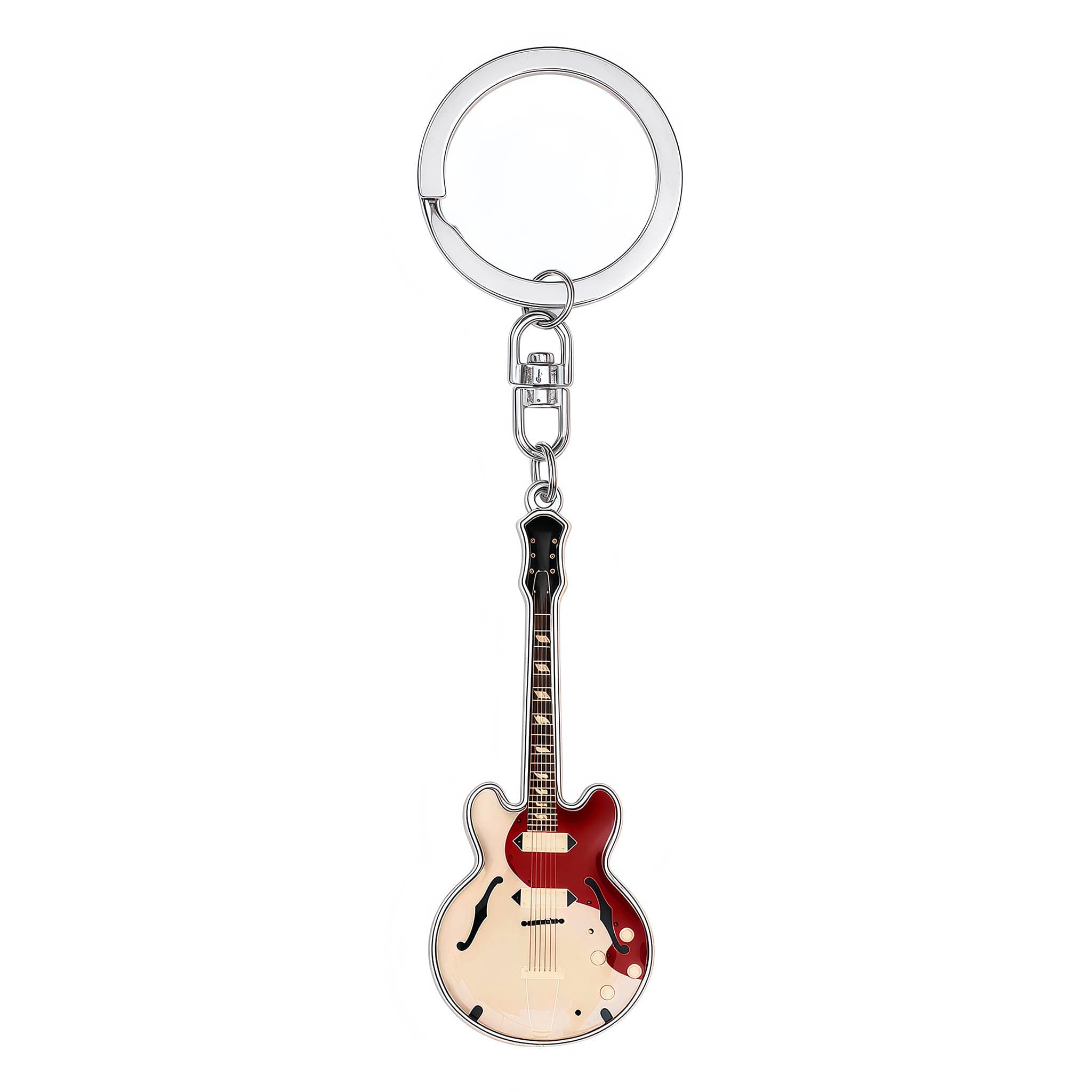 Guitar Keychain with Bottle Opener Metal keychain for chez Amazon US