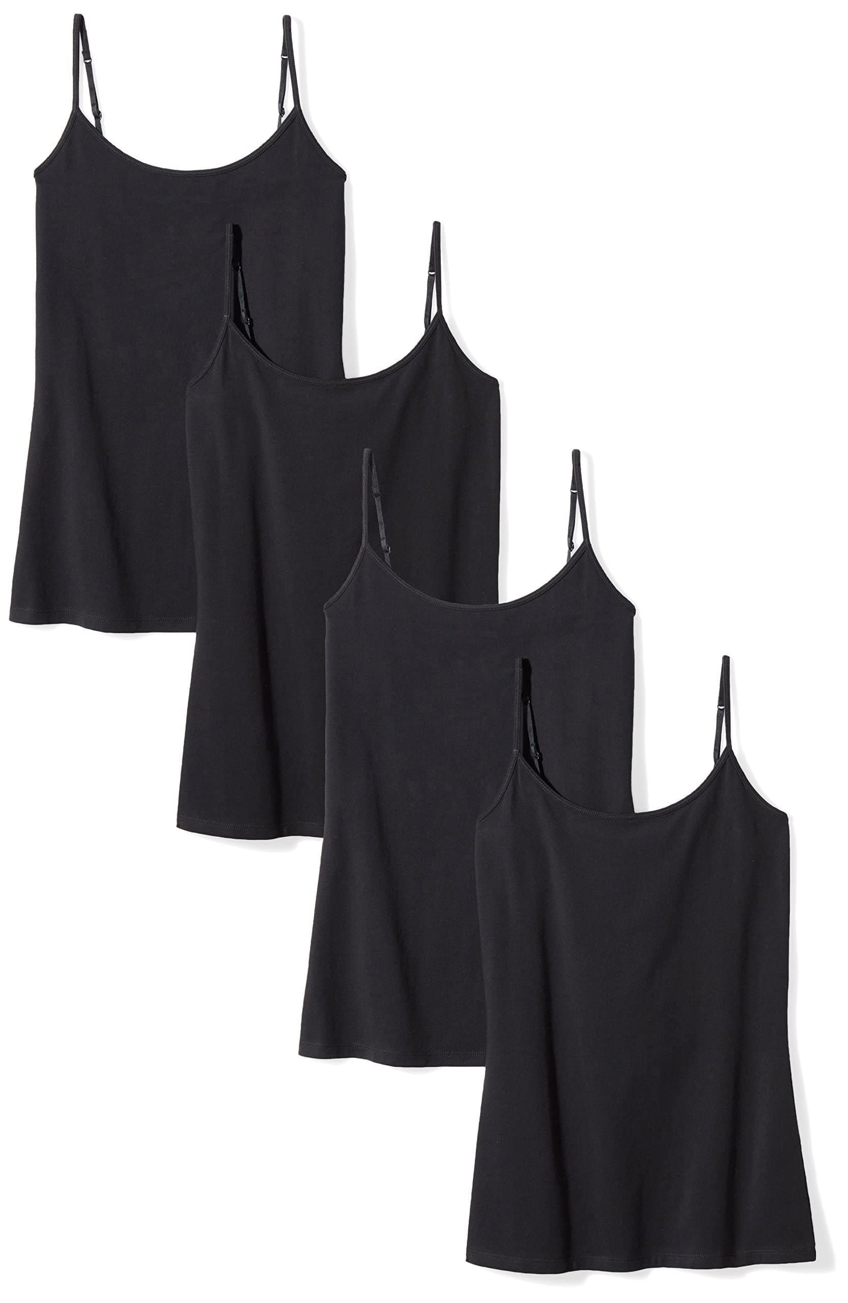 Amazon Essentials Women's Slim-Fit Camisole for Layering and Everyday Wear, Pack of 4 chez Amazon US