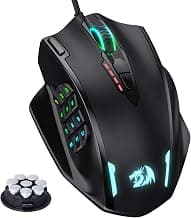 Redragon M908 Wired MMO RGB Gaming Mouse 12400 DPI Remapping Keys | Stable Lag-Free Connection, Redefine Keybinding Macro, Vibing... chez Amazon Canada