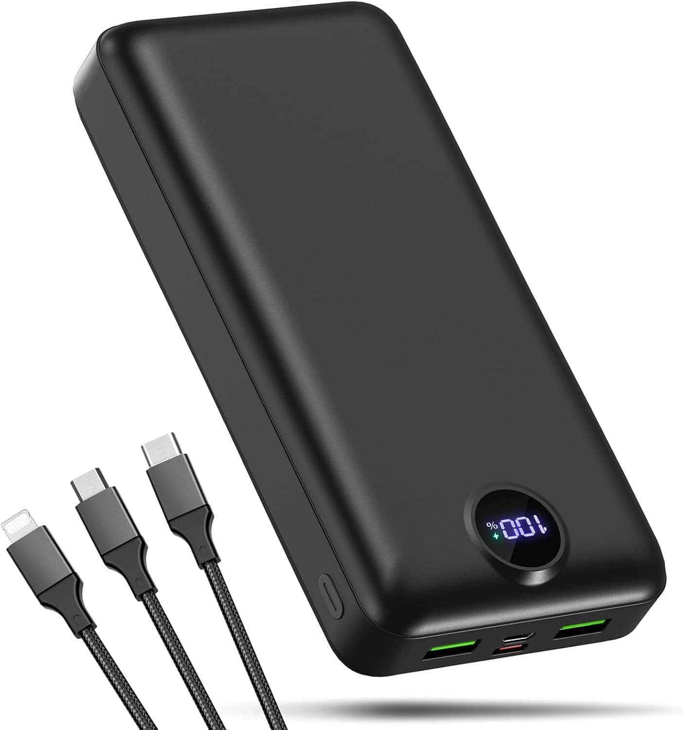 PDBEST Power Bank 50000mAh 22.5W Fast Charge 3-in-1 Cable Semi-Solid | 3 Outputs 2 Inputs Large Capacity Semi-Solid More Cycles Safer... chez Amazon UK