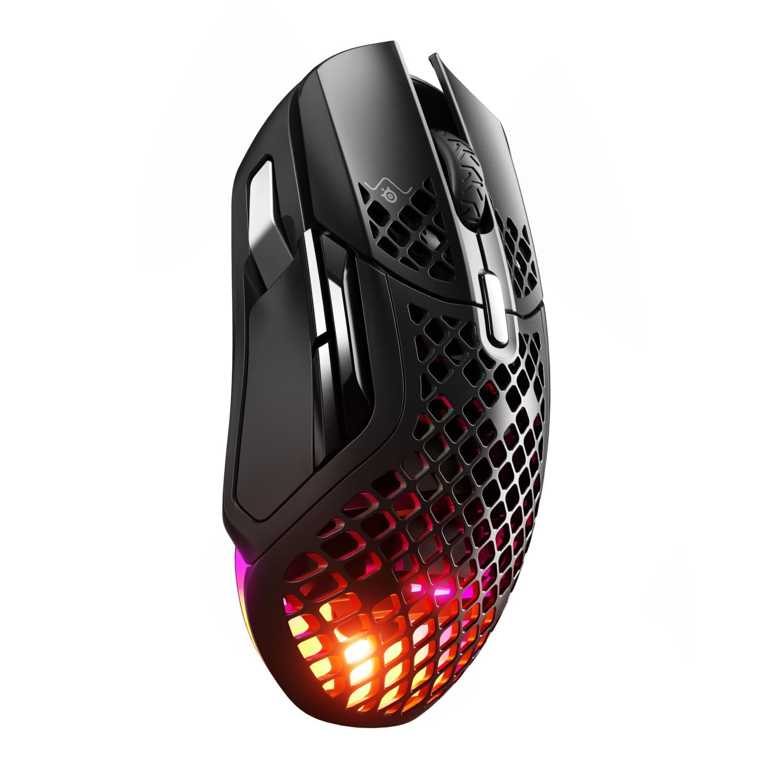 SteelSeries Aerox 5 Wireless - Holey RGB Gaming Mouse - Ultra-lightweight Water Resistant Design - 9 Buttons - Lag-free 2.4GHz /... chez Amazon UK