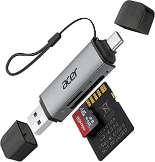 Acer Lecteur de carte SD 2 en 1, adaptateur de carte flash USB 3.0 USB C à double chez Amazon Canada