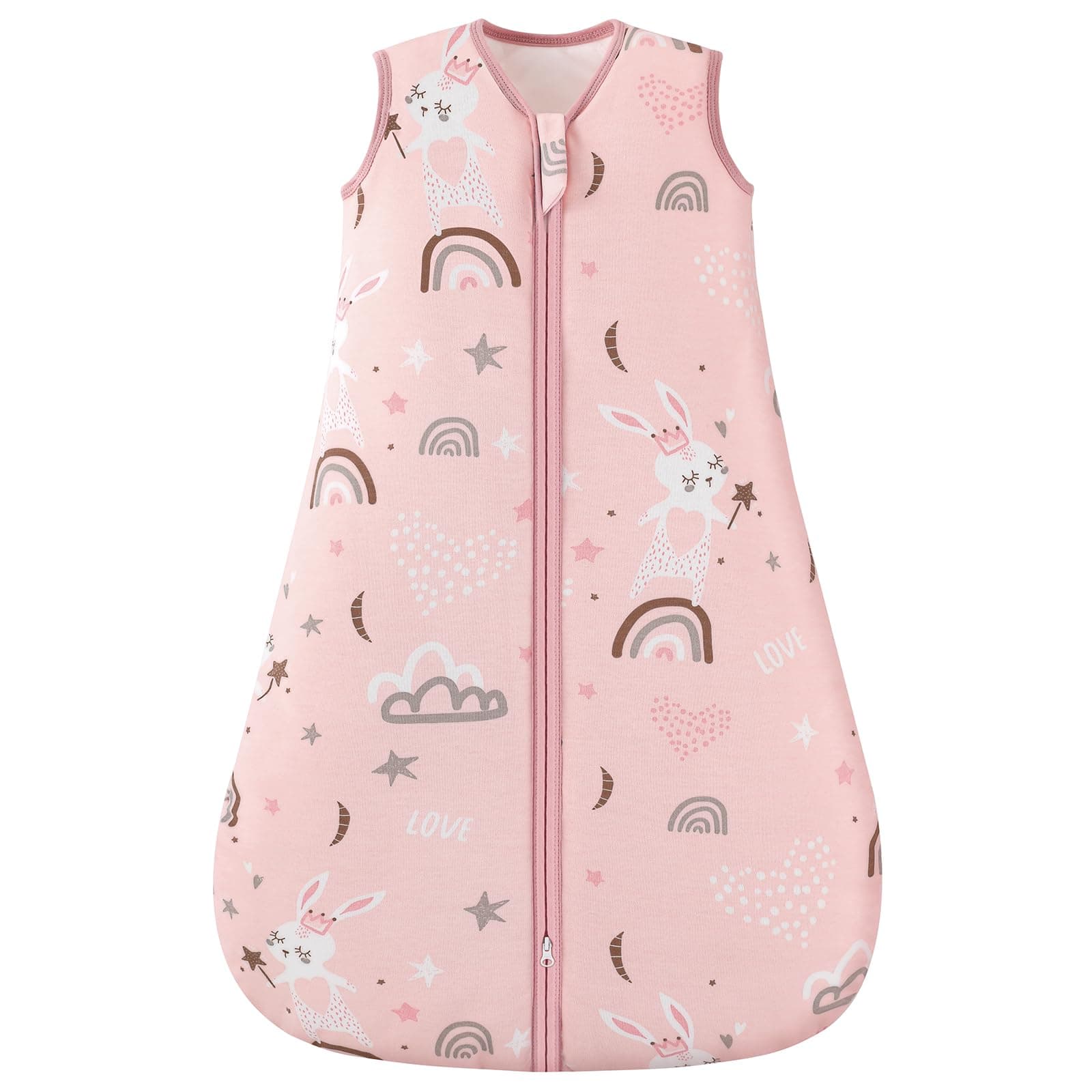 Looxii Baby Sleeping Bag 2.5 TOG 100% Cotton Soft Newborn Sleepsack Unisex Baby Wearable Blanket for Boys and Girls chez Amazon UK