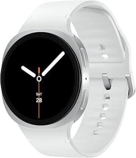 Samsung Galaxy Watch8 Montre intelligente, 40 mm, argent, Bluetooth (version chez Amazon Canada