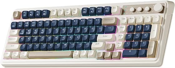 AULA 99 Key Keyboard, Wireless Gaming Keyboard Bluetooth Computer Keyboards chez Amazon US