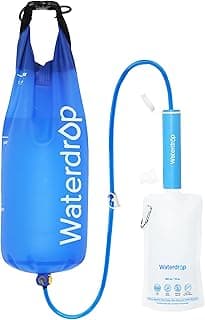 Waterdrop Gravity Water Filter Straw, Camping Water Filter, 0.1 Micron | Survival Water Purifier for Hiking, Backpacking & Emergency... chez Amazon Canada
