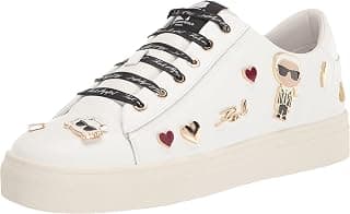 New Balance KARL LAGERFELD Women's Cate Pins Lace Up Sneaker chez Amazon US