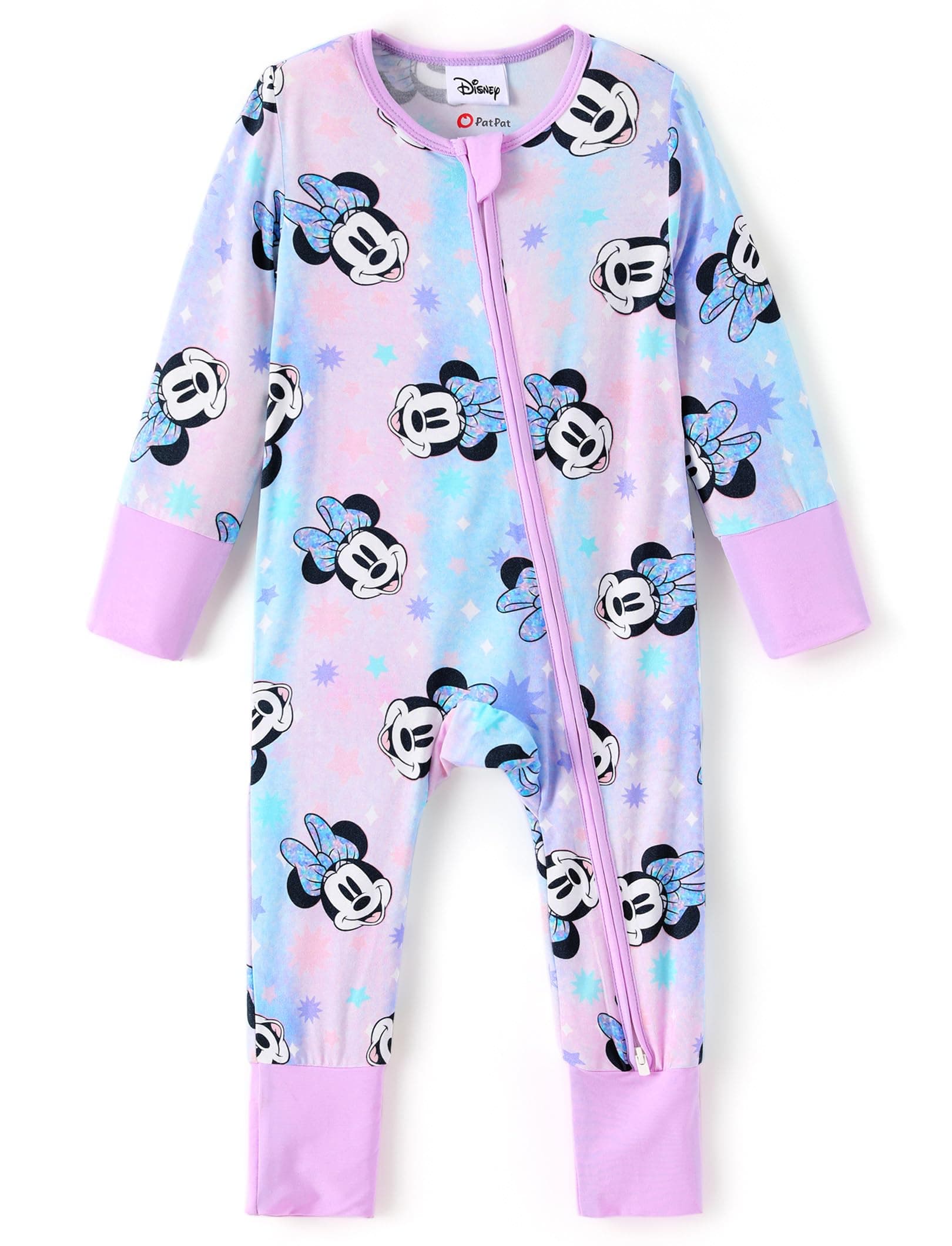 Disney Baby Viscose Made from Bamboo 2-Way Zipper Footie Outfit NB to Inf chez Amazon US