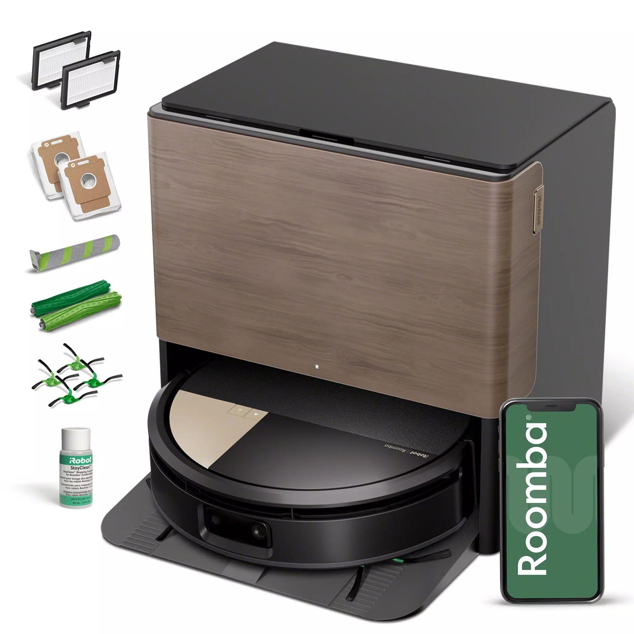 iRobot® Roomba® Max 705 Combo Robot + Station d'accueil AutoWash – Rouleau auto-nettoyant extensible, lavage au rouleau et séchage à chaud,  chez Amazon Canada