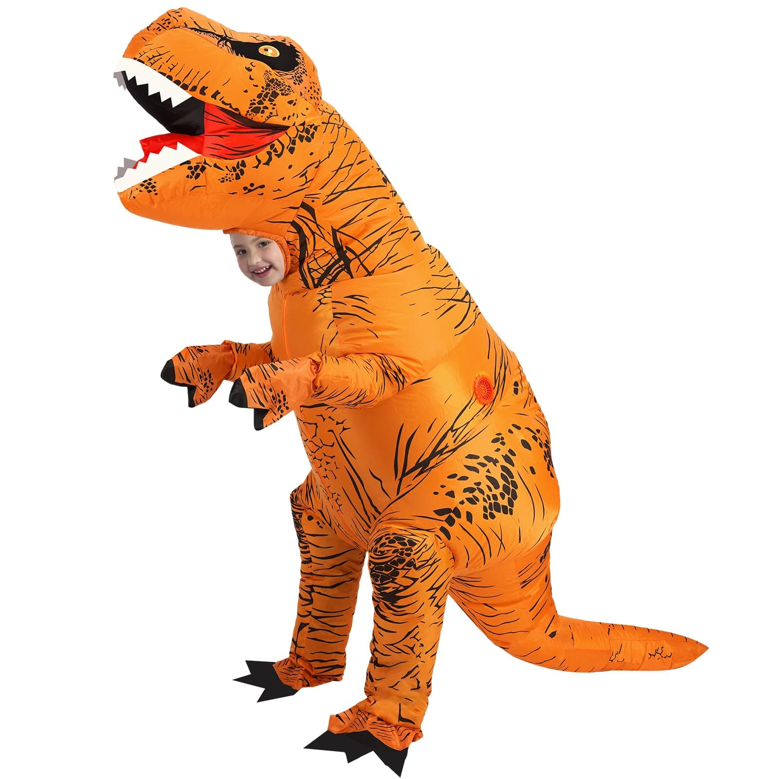 YEAHBEER Inflatable Dinosaur Costume Kids, Blow Up T-Rex Costume for Halloween chez Amazon US