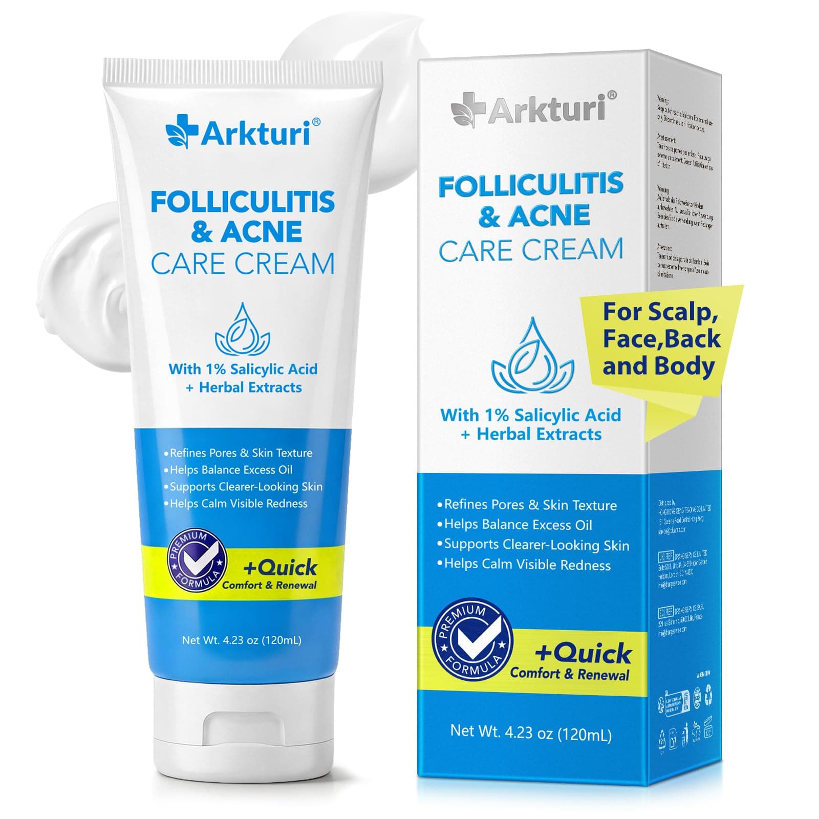 Folliculitis Treatment Cream, chez Amazon UK
