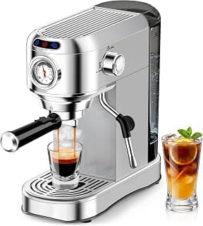 Espresso Machine 20 Bar, Compact chez Amazon US