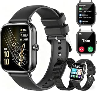 Smart Watch for Men Women, 1.83" HD Touch Screen Bracelet montre connectée sport with Bluetooth Calling/150+ Sports... chez Amazon Canada