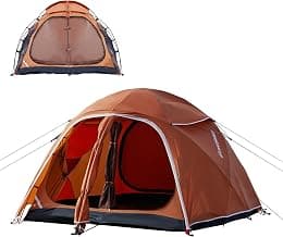 EchoSmile 4 Person Tents for Camping Waterproof Spacious Family Dome Tent chez Amazon US